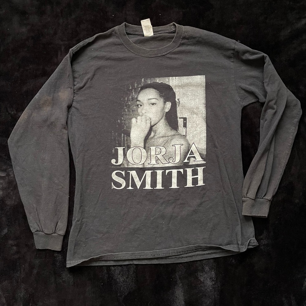 Jorja smith rap tee concert merch black long sleeve